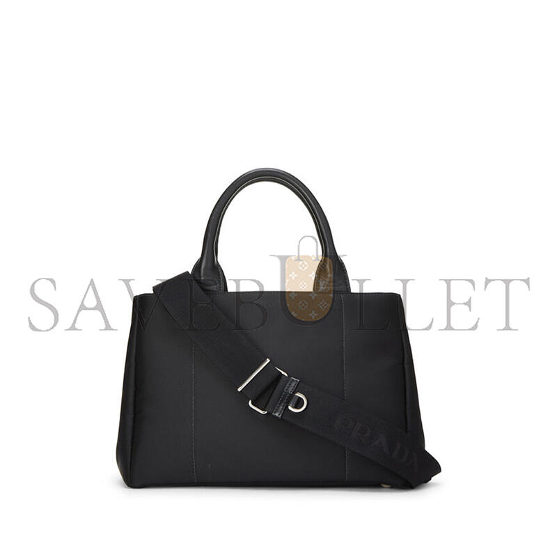 PRADA BLACK TESSUTO NYLON CONVERTIBLE HANDBAG 1BG364 (28*20*15cm) PRADA BLACK TESSUTO NYLON CONVERTIBLE HANDBAG 1BG364 (28*20*15cm)